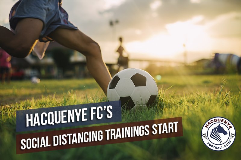 hacquenye fc's social distancing football trainings start second week of june